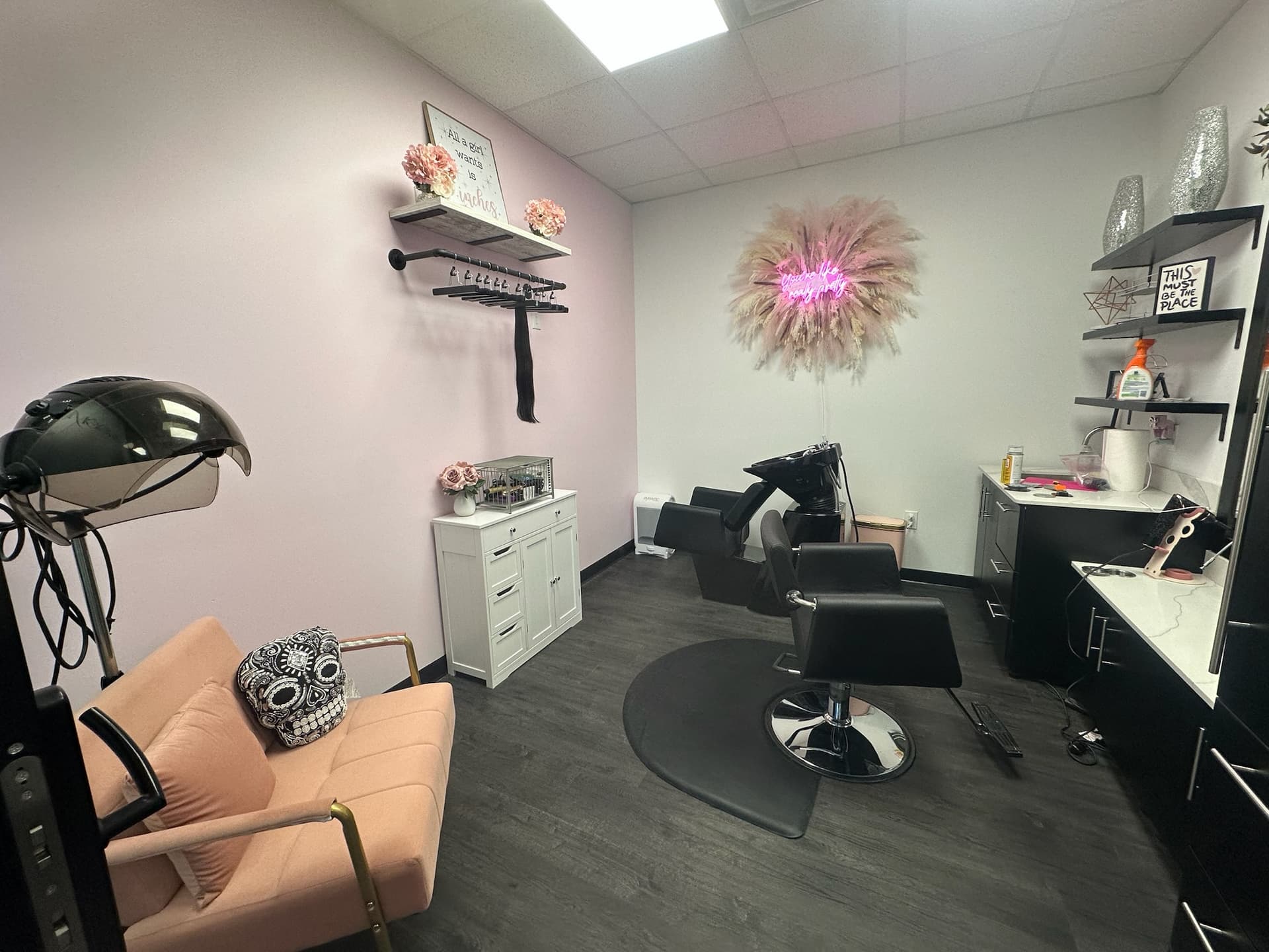 Beauty professional Amanda Listermann at The Hive Salon Studios in Florence, KY.